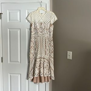 Coast white lace dress